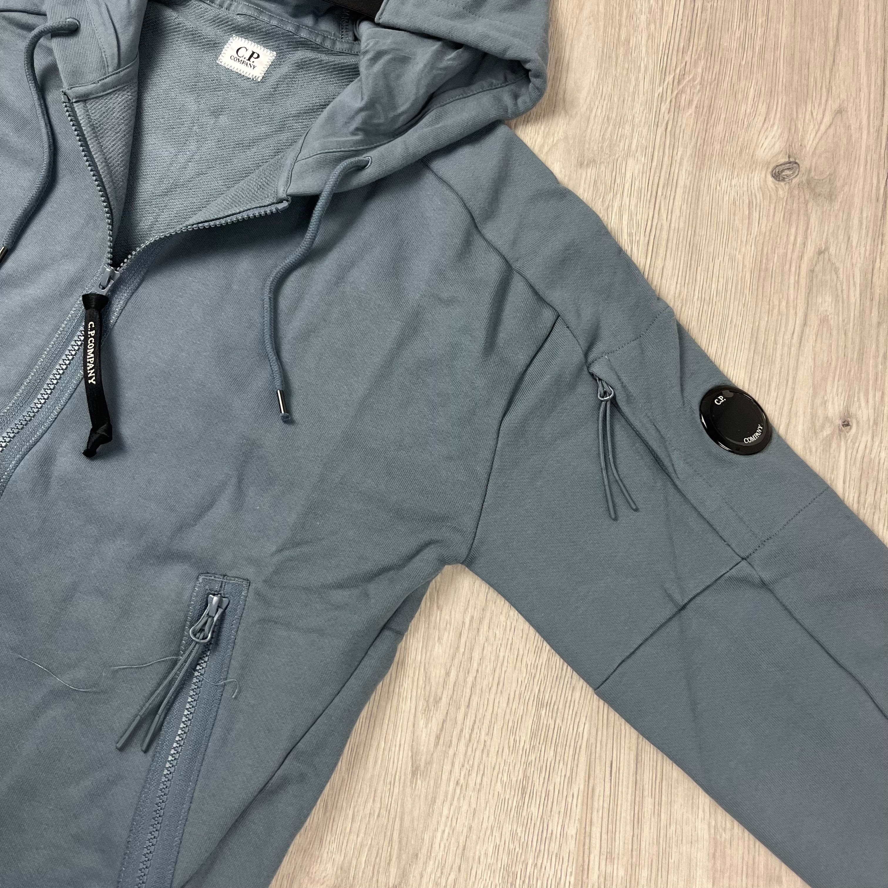 CP Company Zip Hoodie - Stormy