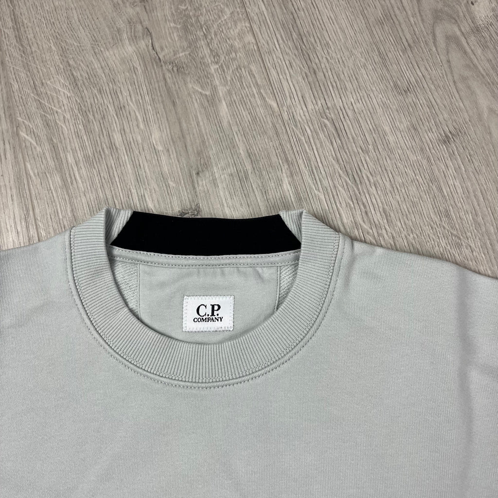 CP Company Raised Fleece Sweatshirt - Blue Fox